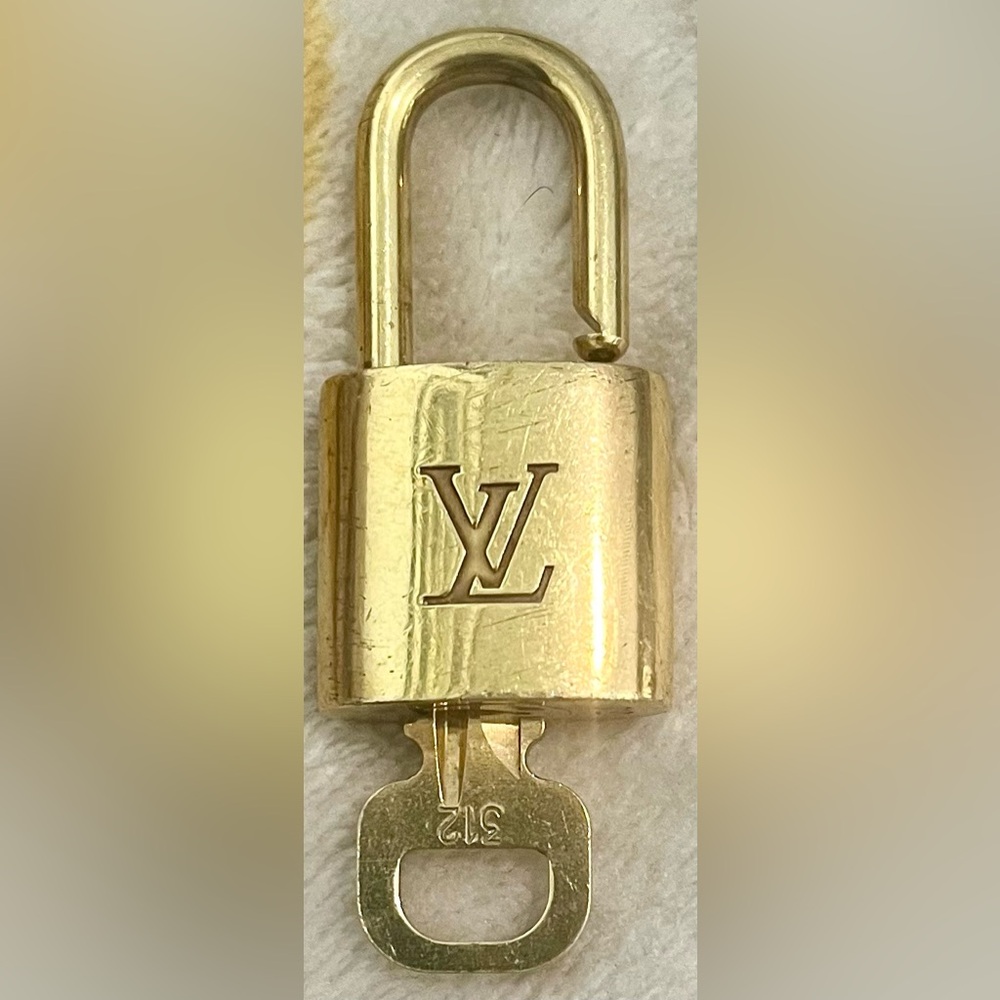 Louis Vuitton padlock and key